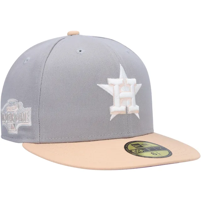 Lids Toronto Blue Jays New Era 40th Anniversary Side Patch Peach Undervisor  59FIFTY Fitted Hat - White/Gray