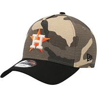 Casquette réglable New Era Houston Astros Camo Crown A-Frame 9FORTY pour hommes