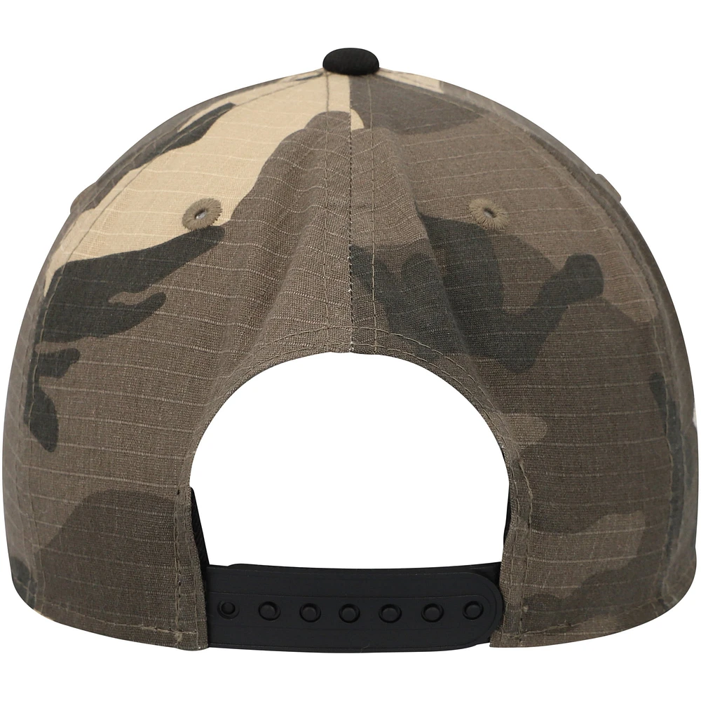 Casquette réglable New Era Houston Astros Camo Crown A-Frame 9FORTY pour hommes