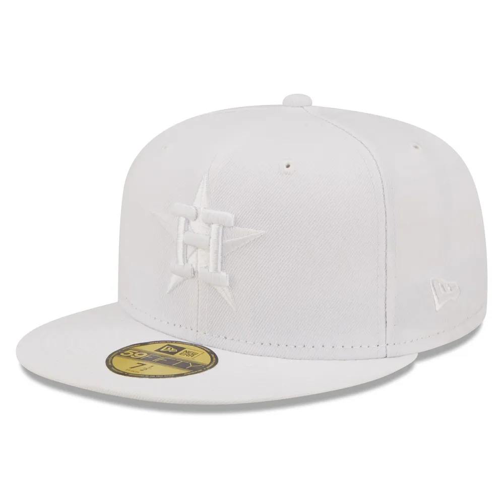 Lids Houston Astros New Era White on 59FIFTY Fitted Hat
