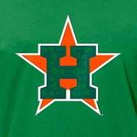 Men's New Era  Kelly Green Houston Astros St. Patrick's Day Shamrock Fill T-Shirt