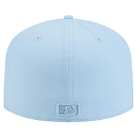 Men's New Era  Light Blue Houston Astros Color Pack A-Frame 59FIFTY Fitted Hat