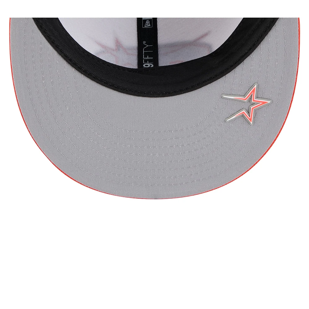 Men's New Era Navy/Orange Houston Astros 2025 MLB Clubhouse 59FIFTY Fitted Hat