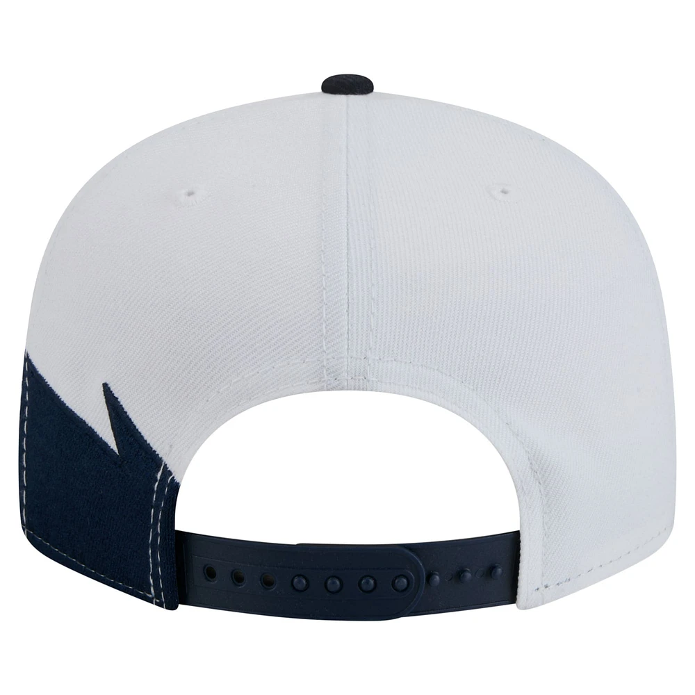 Men's New Era Navy/White Houston Astros Jagged 9FIFTY Snapback Hat