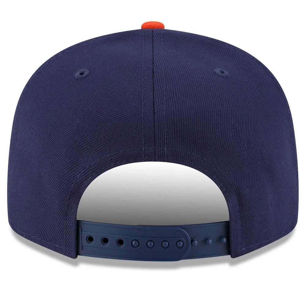 Men's New Era Navy Houston Astros 2022 City Connect 9FIFTY Snapback Adjustable Hat