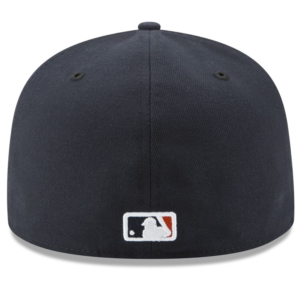 Men's New Era Navy Houston Astros 2022 Postseason Road Side Patch 59FIFTY Fitted Hat