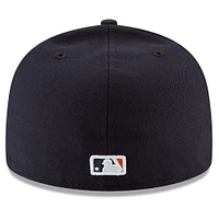 Men's New Era Navy Houston Astros 2022 World Series Side Patch 59FIFTY Fitted Hat