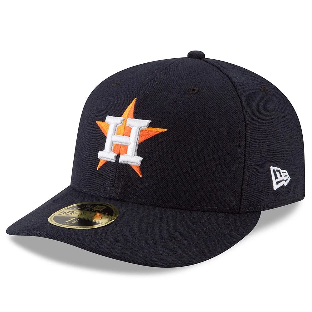 Men's New Era  Navy Houston Astros 2022 World Series Side Patch Low Profile 59FIFTY Fitted Hat