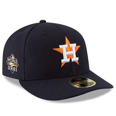 Casquette ajustée à profil bas 59FIFTY pour homme Houston Astros 2022 World Series de New Era, bleu marine