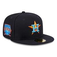 Casquette ajustée 59FIFTY pour homme Houston Astros 2023 MLB Father's Day On-Field bleu marine New Era