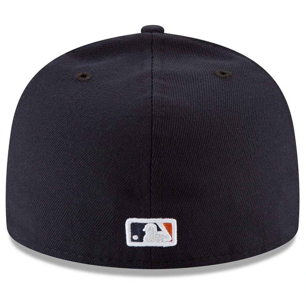 Casquette ajustée 59FIFTY New Era pour hommes, bleu marine, Houston Astros 2023 Postseason Side Patch