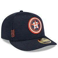 Casquette ajustée 59FIFTY à profil bas Houston Astros 2024 Clubhouse New Era pour hommes