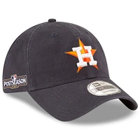 Men's New Era  Navy Houston Astros 2024 MLB Postseason Side Patch 9TWENTY Adjustable Hat