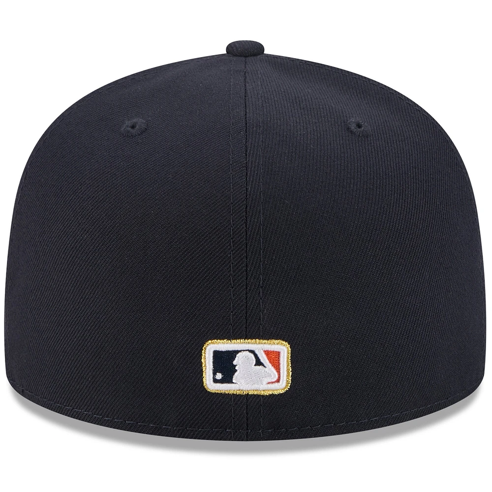 Casquette ajustée New Era bleu marine Houston Astros 2025 59FIFTY Day avec épingles