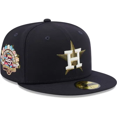 Men's New Era Navy Houston Astros 45th Anniversary Botanical 59FIFTY - Fitted Hat