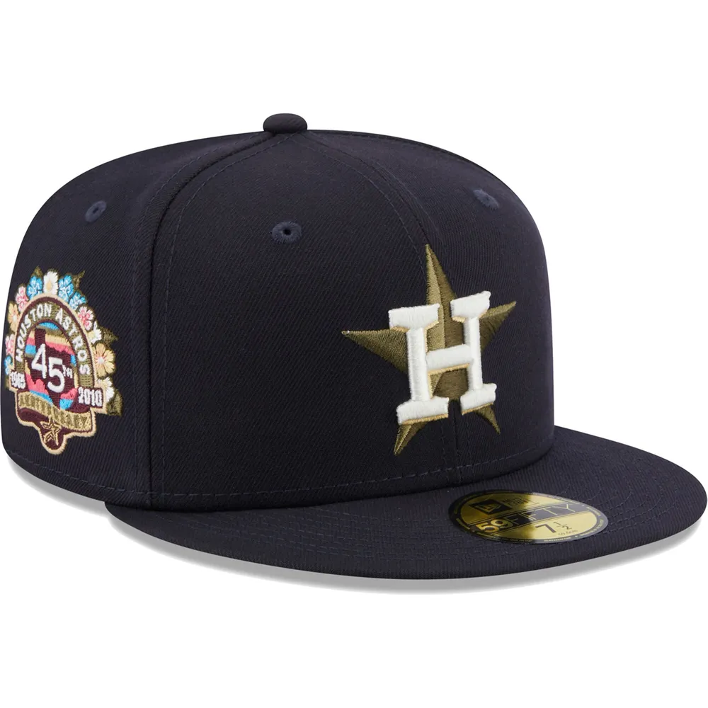 New Era Men's New Era Black/Gold Houston Astros 59FIFTY Fitted Hat