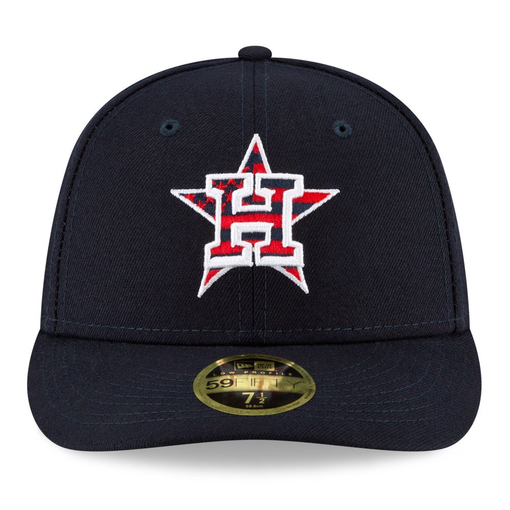 Men's New Era Houston Astros Navy On-Field 59FIFTY Fitted Cap