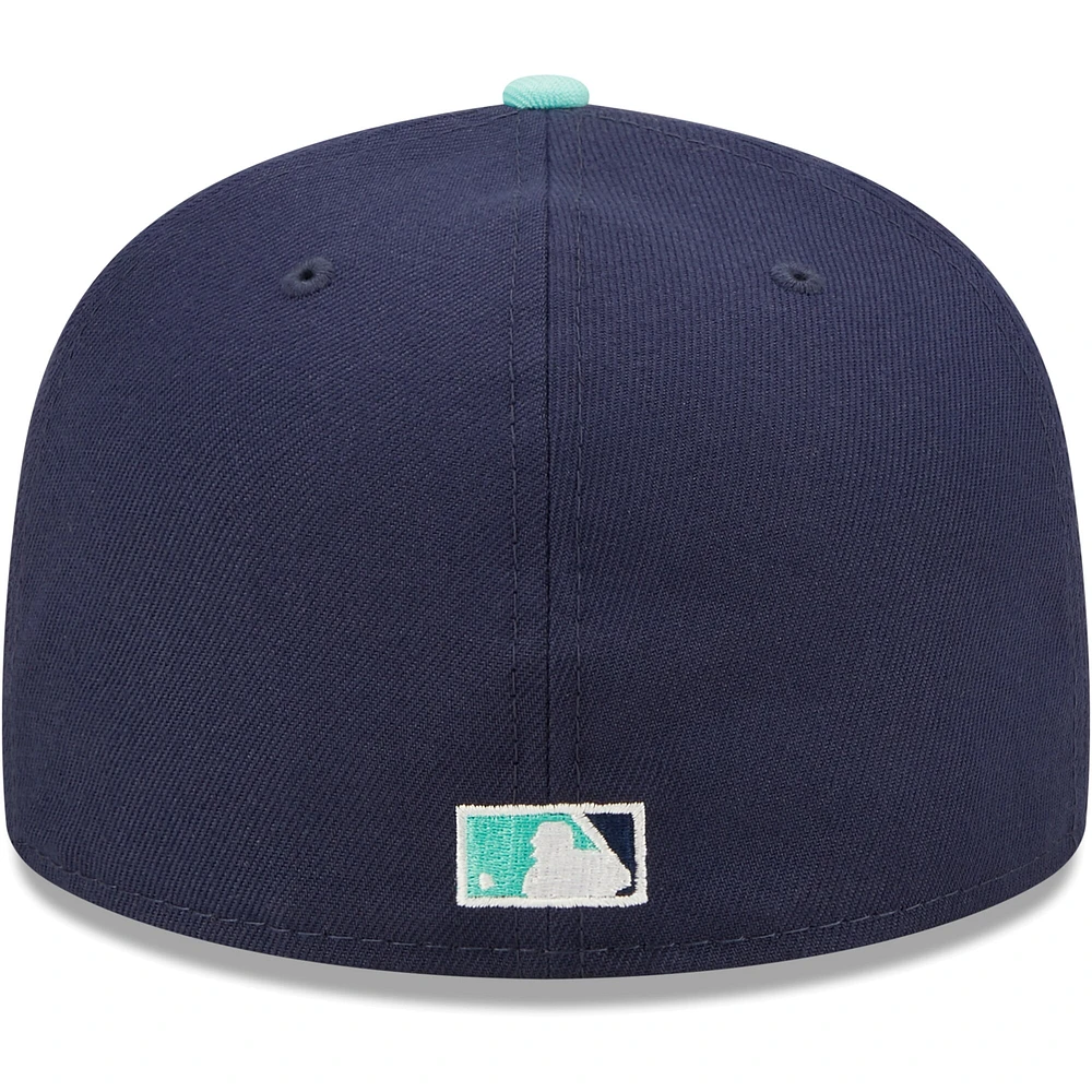 Équipe du 50e anniversaire des Astros de Houston New Era bleu marine pour homme - Casquette ajustée 59FIFTY