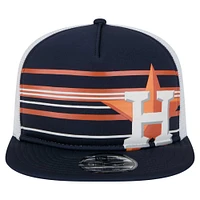 Casquette snapback 9FIFTY A-Frame Trucker bleu marine des Astros de Houston de New Era pour homme