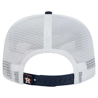 Casquette snapback 9FIFTY A-Frame Trucker bleu marine des Astros de Houston de New Era pour homme