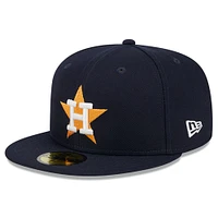 Casquette ajustée 59FIFTY New Era pour hommes des Astros de Houston Big League Chew Team bleu marine