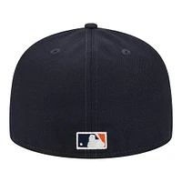 Men's New Era Navy Houston Astros  Duo Logo 2.0 59FIFTY Fitted Hat