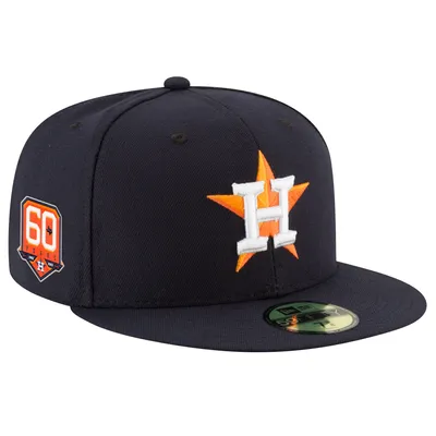 New Era Men's Houston Astros 59Fifty Home Navy Low Crown Authentic Hat