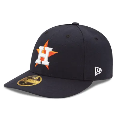 New Era Houston Astros 59FIFTY Alternate Authentic Collection Fitted Hat, Orange, Size: 7 3/4