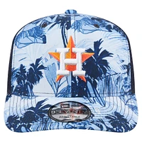 Men's New Era Navy Houston Astros Hula Trucker 9SEVENTY Adjustable Hat
