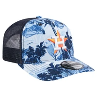 Men's New Era Navy Houston Astros Hula Trucker 9SEVENTY Adjustable Hat