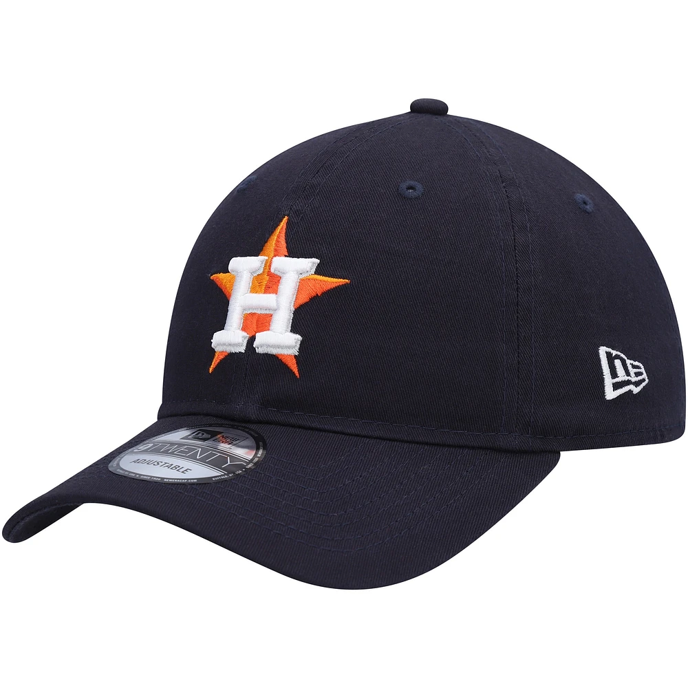 Casquette ajustable Core Classic 9TWENTY avec logo Houston Astros New Era pour homme, bleu marine