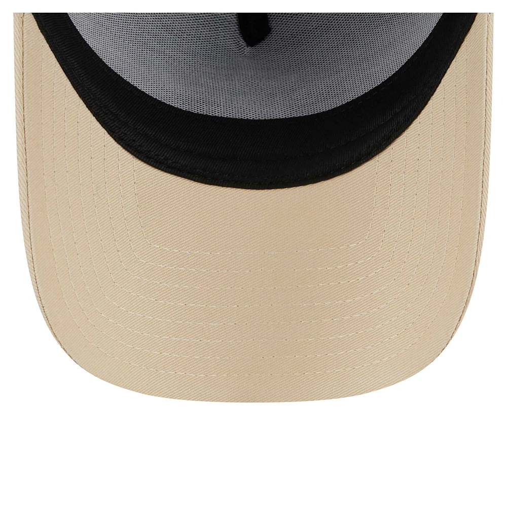 Casquette ajustable 9FORTY Moleskin A-Frame pour homme New Era bleu marine des Houston Astros