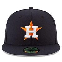 Men's New Era Navy Houston Astros National Baseball Hall of Fame 59FIFTY Fitted Hat