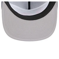 Casquette de golf ajustable New Era bleu marine Houston Astros Retro Satin Script pour homme