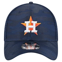 Men's New Era Navy Houston Astros Subtle Camo 39THIRTY Flex Hat