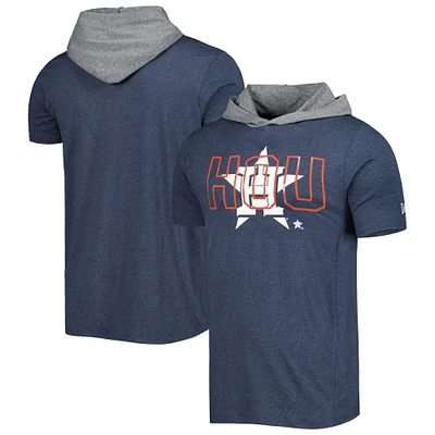 T-shirt à capuche pour homme New Era bleu marine Houston Astros Team