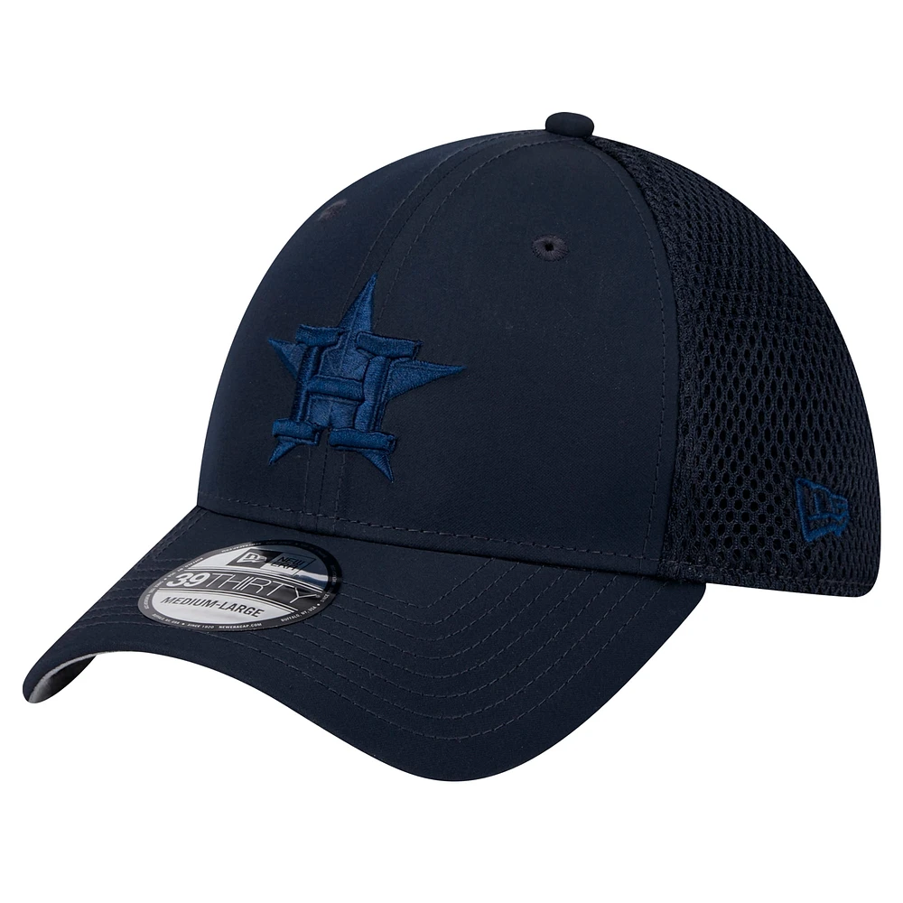 Casquette flexible 39THIRTY Team Tone des Houston Astros New Era pour hommes, bleu marine