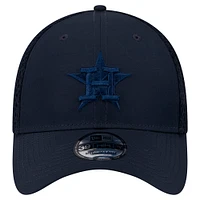 Casquette flexible 39THIRTY Team Tone des Houston Astros New Era pour hommes, bleu marine