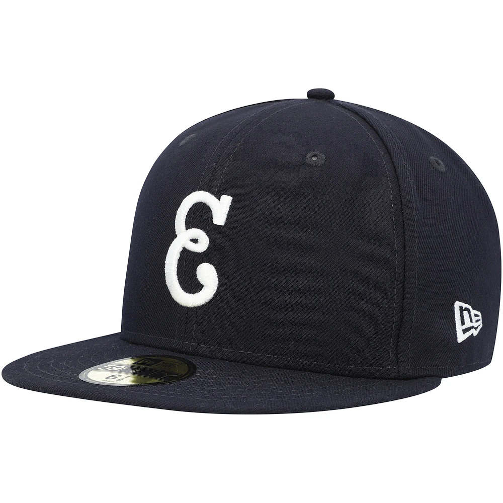 Casquette ajustée 59FIFTY des Astros de Houston New Era pour hommes, bleu marine