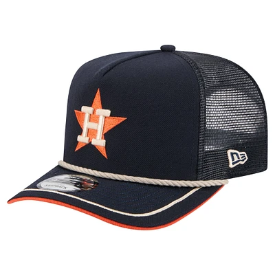 Casquette ajustable New Era 9FORTY en corde vintage pour homme des Astros de Houston