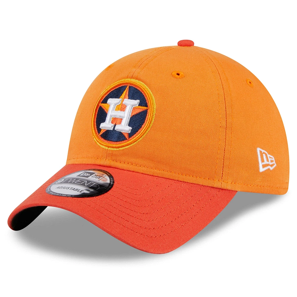 Casquette ajustable 9TWENTY pour homme New Era Orange Houston Astros 2024 Spring Training