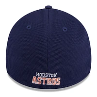 Men's New Era  Orange Houston Astros 2025 Batting Practice 39THIRTY Flex Hat