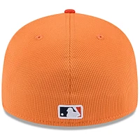 Casquette ajustée à profil bas 59FIFTY pour homme Houston Astros 2025 de New Era Orange