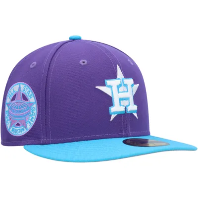 Lids Houston Astros New Era Pastel Undervisor 59FIFTY Fitted Hat