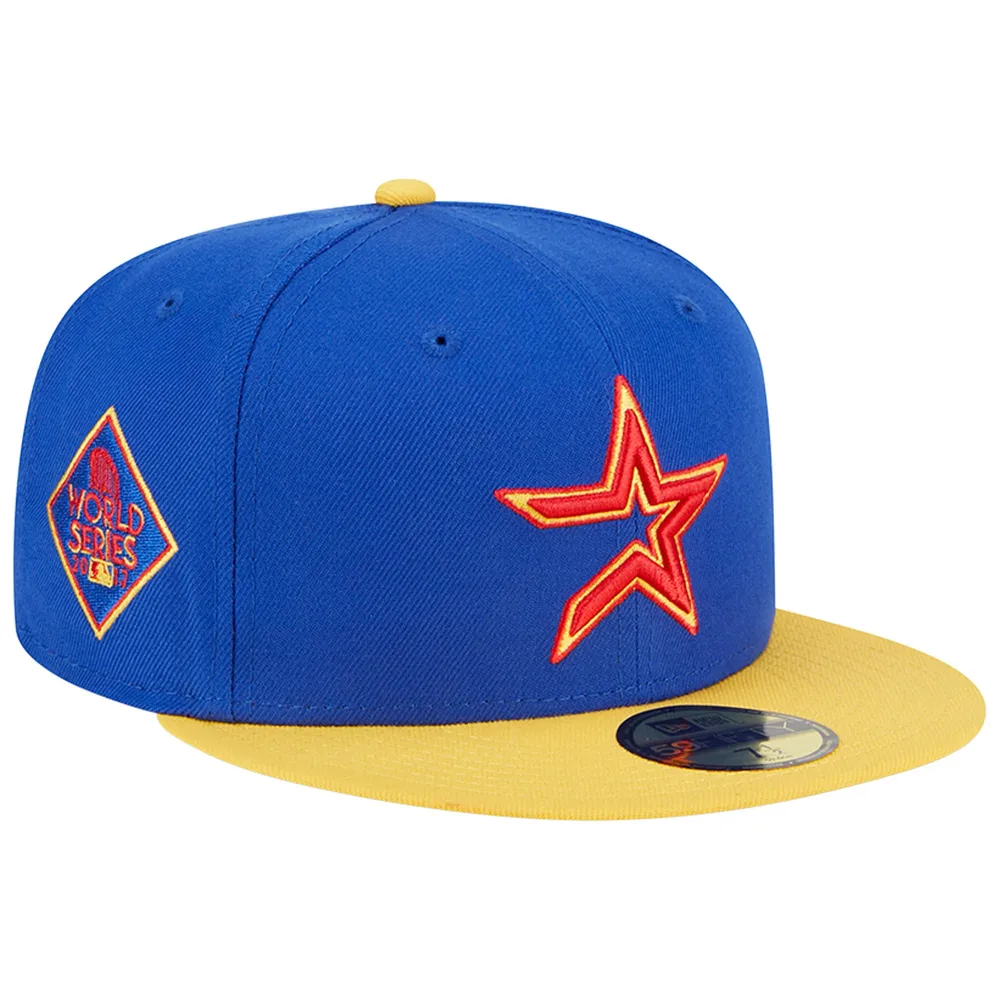 Men's New Era White Houston Astros Vintage 9FIFTY Snapback Hat