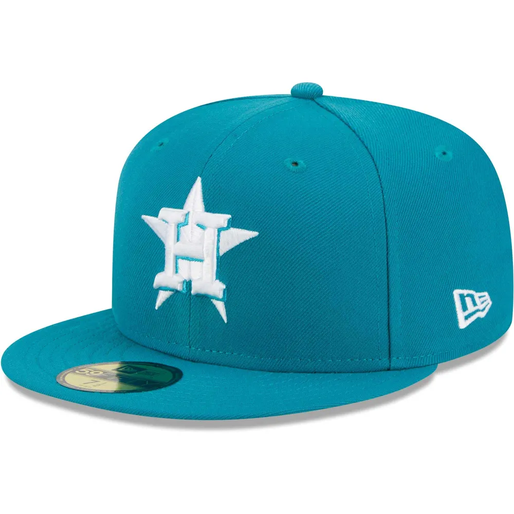 New Era Men's New Era Turquoise Houston Astros 59FIFTY Fitted Hat