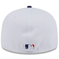 Men's New Era  White/Navy Houston Astros 2025 City Connect Batting Practice 59FIFTY Fitted Hat