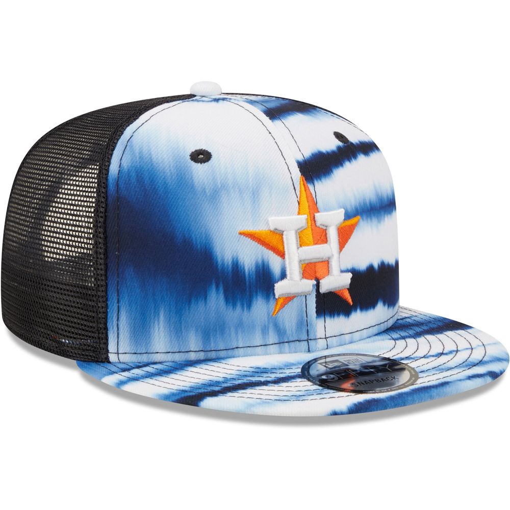 Houston Astros New Era Speed Golfer Trucker Snapback Hat - Navy