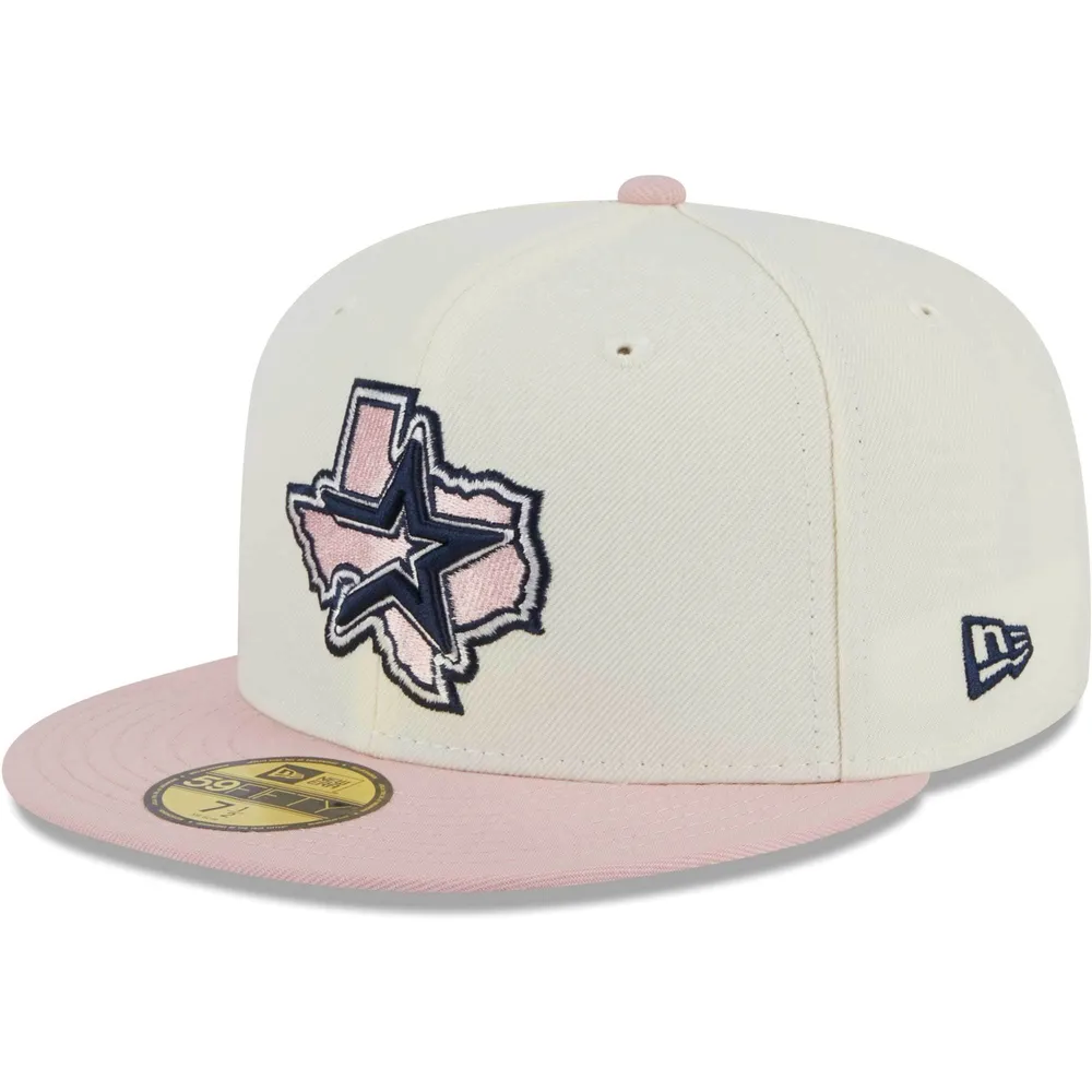 Houston Astros Home 59FIFTY Fitted Hat, White - Size: 8, MLB by New Era