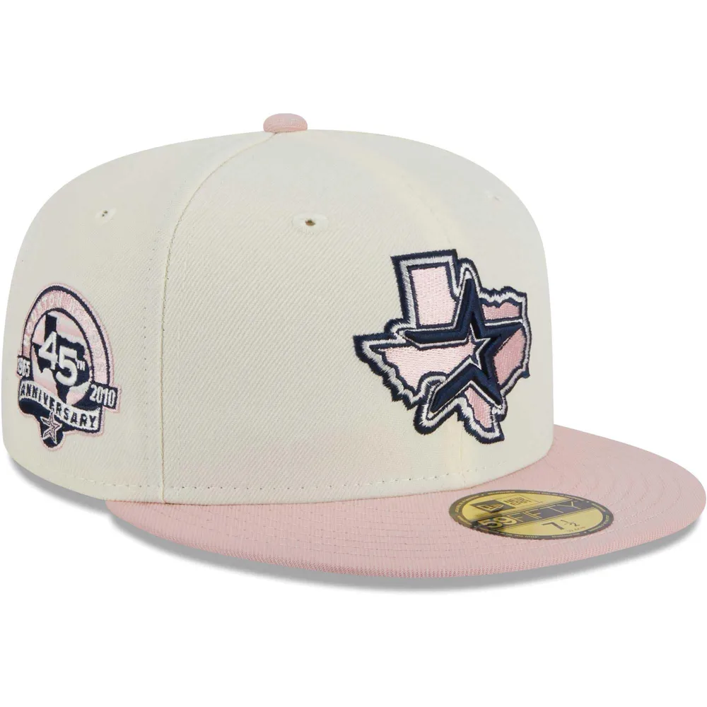 Men's New Era Houston Astros White on 59FIFTY Fitted Hat